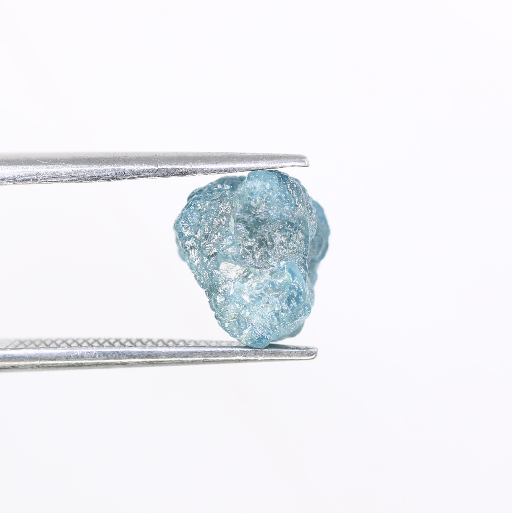 3.09 CT Irregular Cut Raw Rough Blue Diamond For Wedding Ring