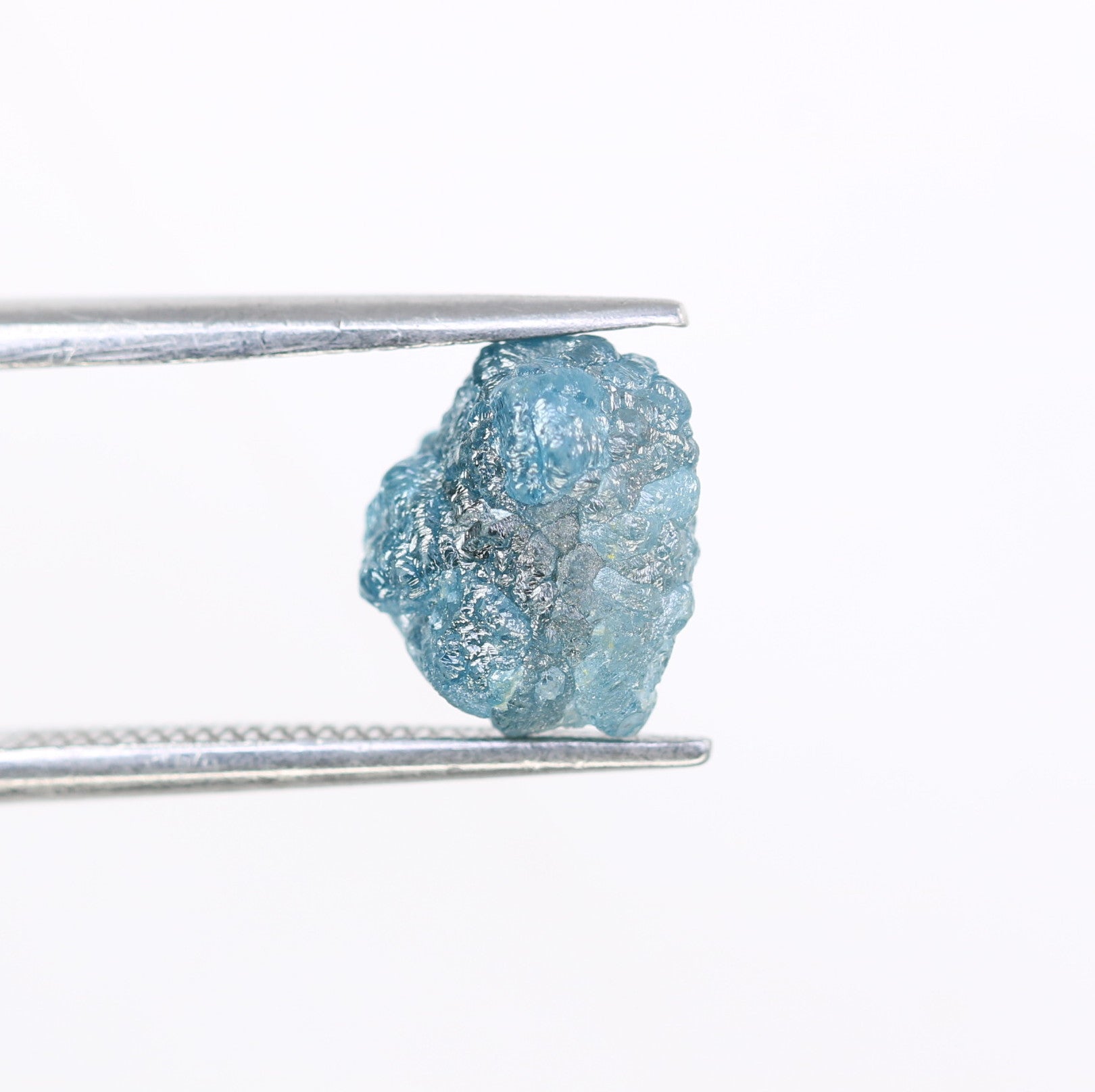 3.09 CT Irregular Cut Raw Rough Blue Diamond For Wedding Ring