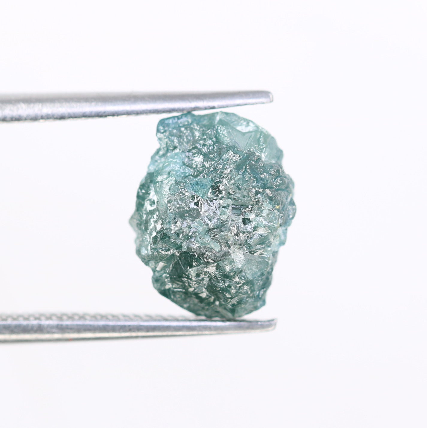 3.31 CT Rough Blue Uncut Raw 9.80 x 8.00 mm Diamond For Wedding Ring