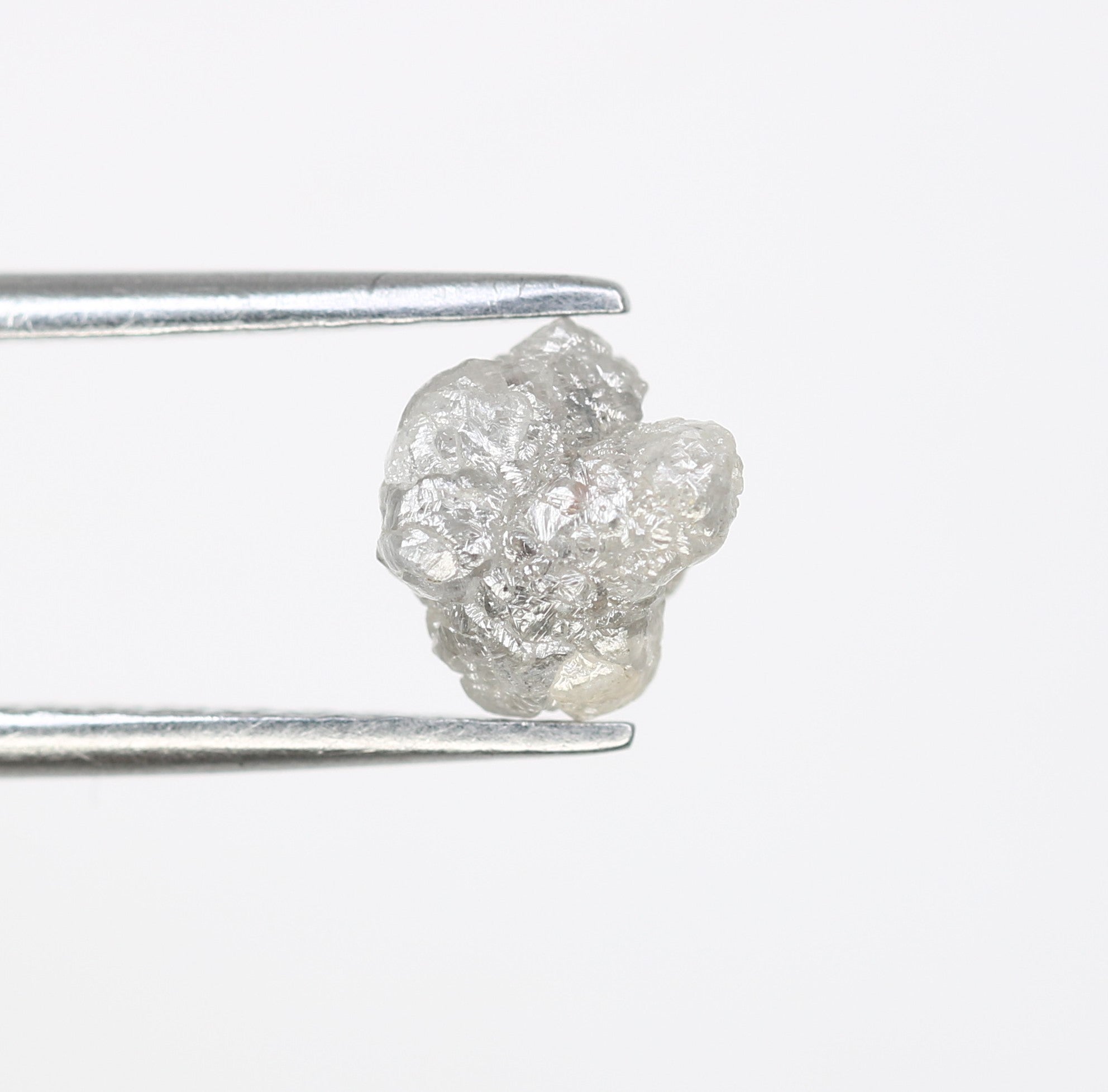1.22 CT Raw Rough Irregular Cut Grey Diamond For Engagement Ring