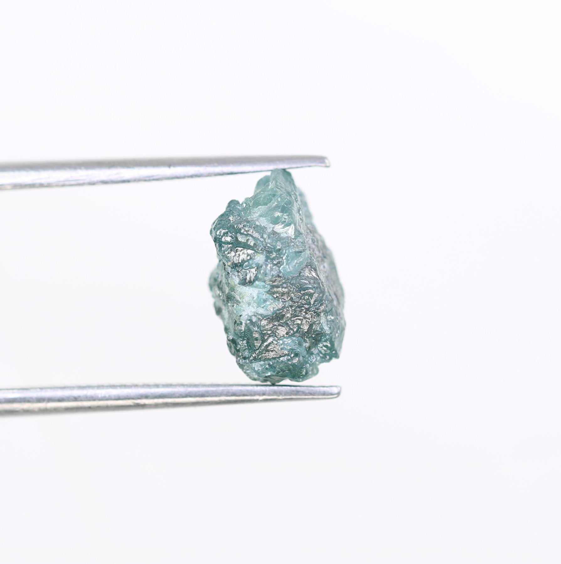 3.31 CT Rough Blue Uncut Raw 9.80 x 8.00 mm Diamond For Wedding Ring