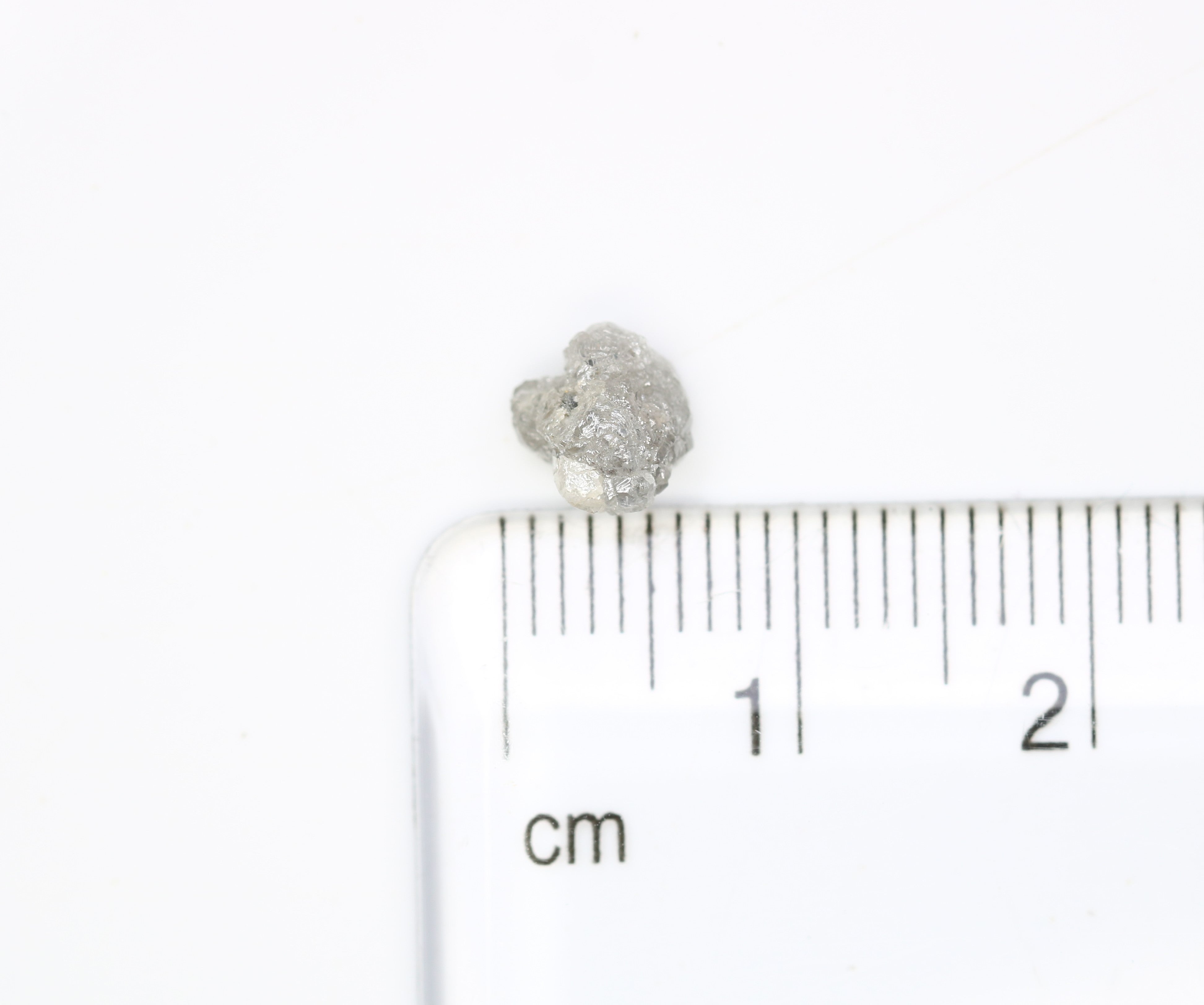 1.22 CT Raw Rough Irregular Cut Grey Diamond For Engagement Ring