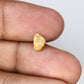 1.13 CT 7.50 x 5.80 MM Yellow Irregular Cut Rough Raw Diamond For Engagement Ring