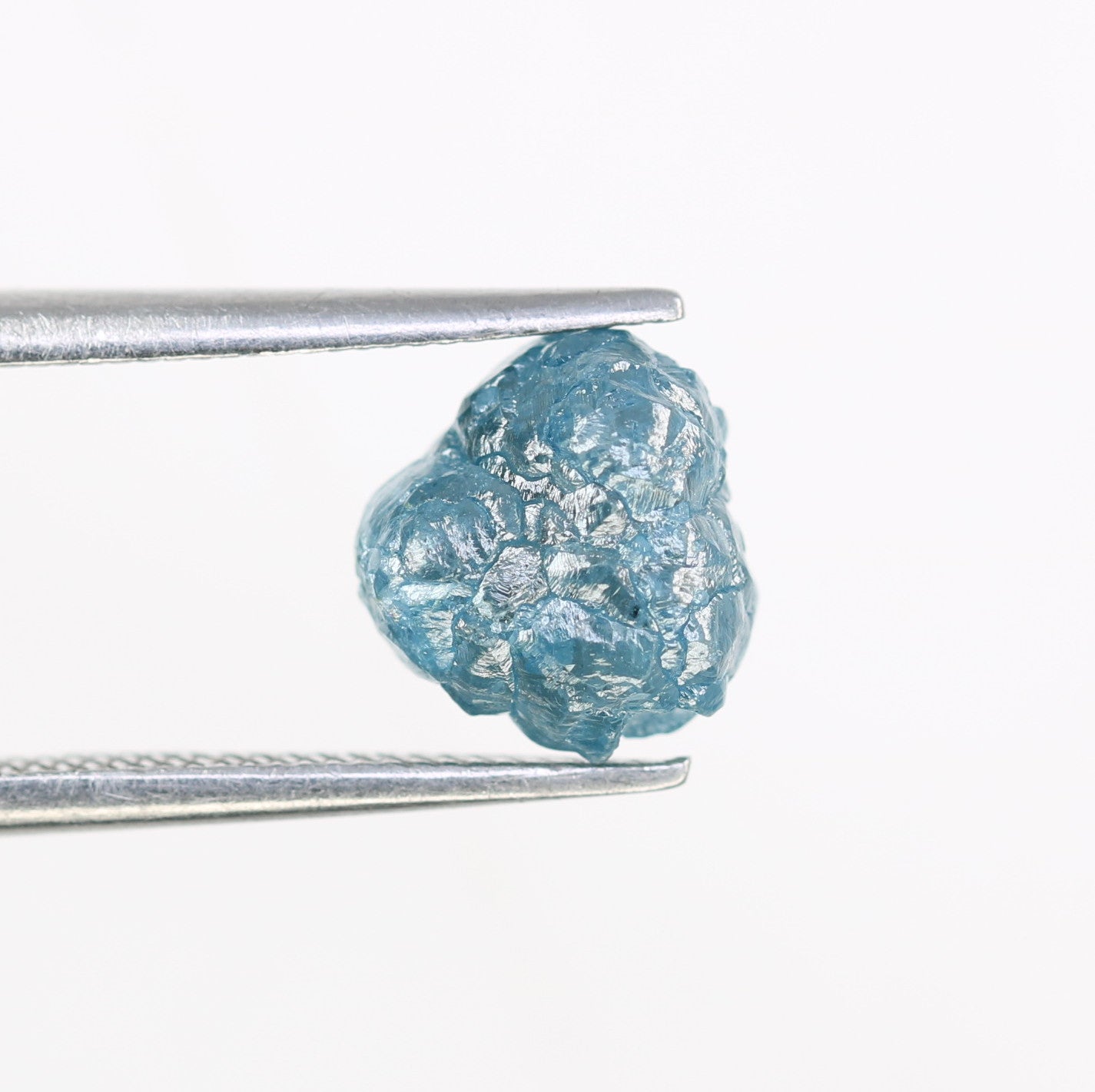 2.88 CT Rough Irregular Cut Raw Blue Diamond For Valentine Gift