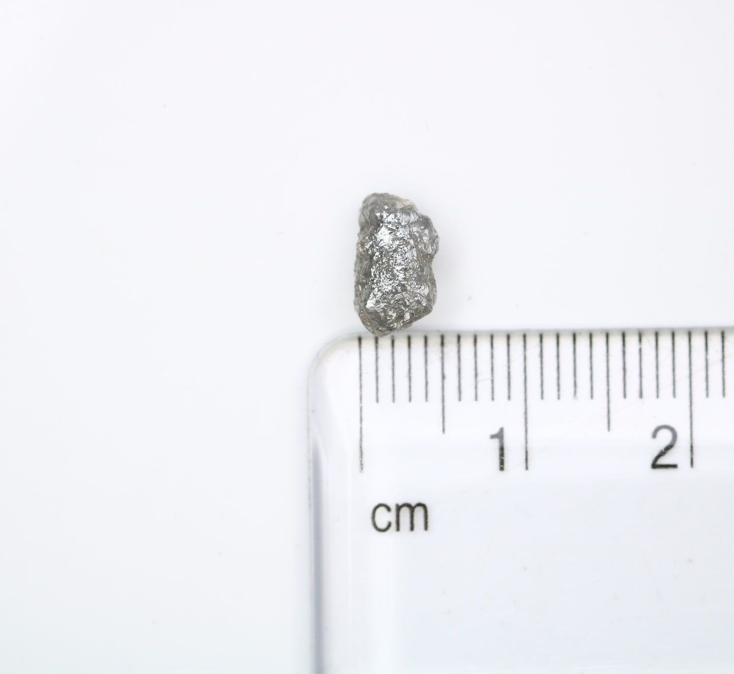 1.63 CT Raw Rough Grey Natural 8.70 x 5.30 MM Uncut Diamond For Engagement Ring