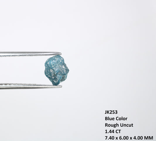 1.44 CT Uncut Rough Raw Blue Diamond For Engagement Ring