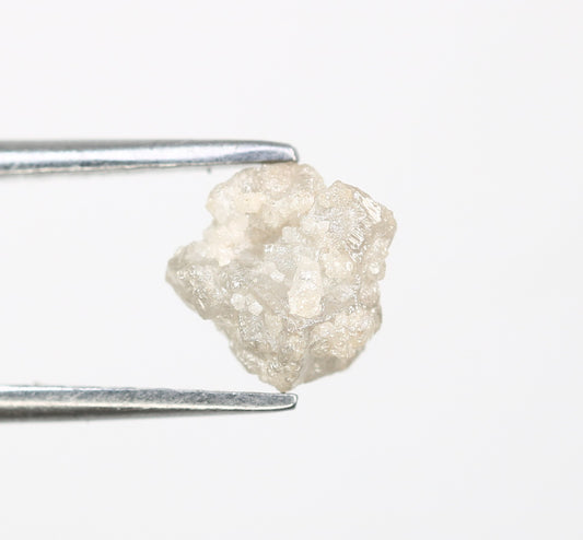 1.19 CT Rough Grey Irregular Cut Raw Diamond For Engagement Ring