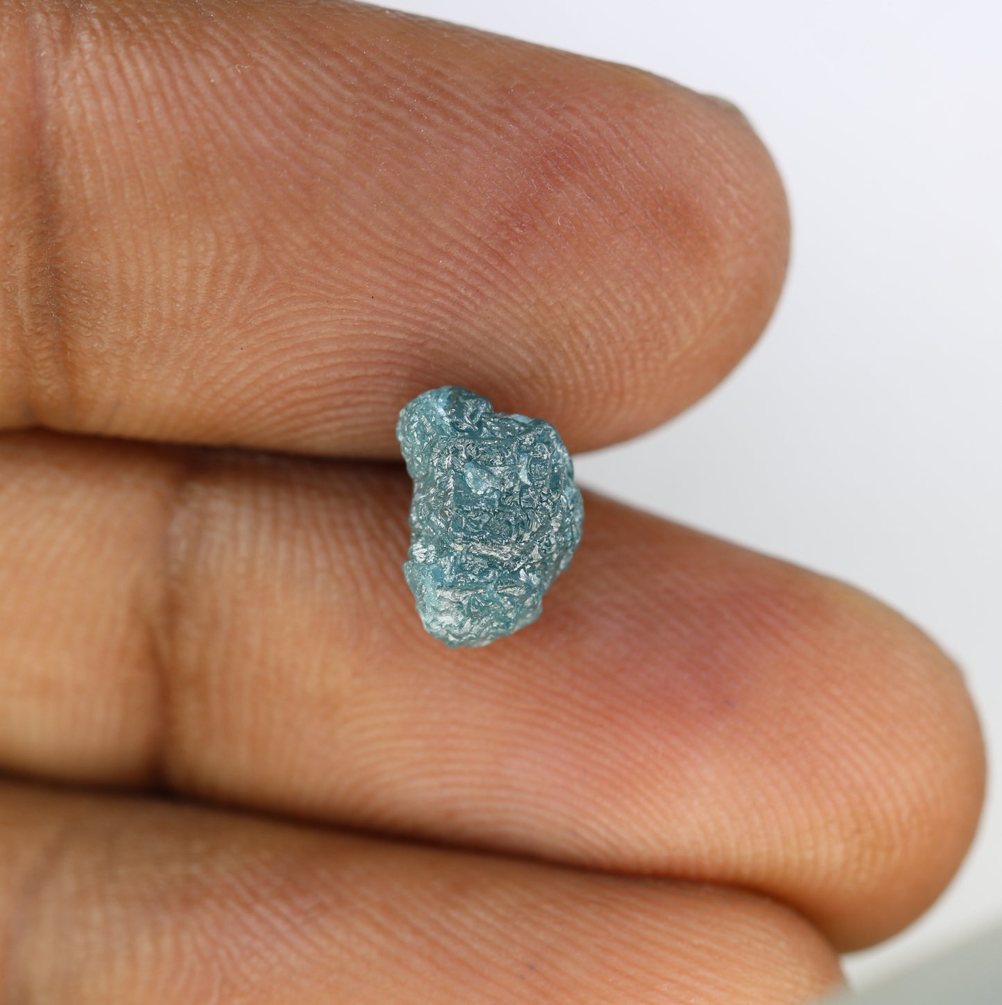 2.61 CT Irregular Cut Raw Rough Blue Diamond For Wedding Ring