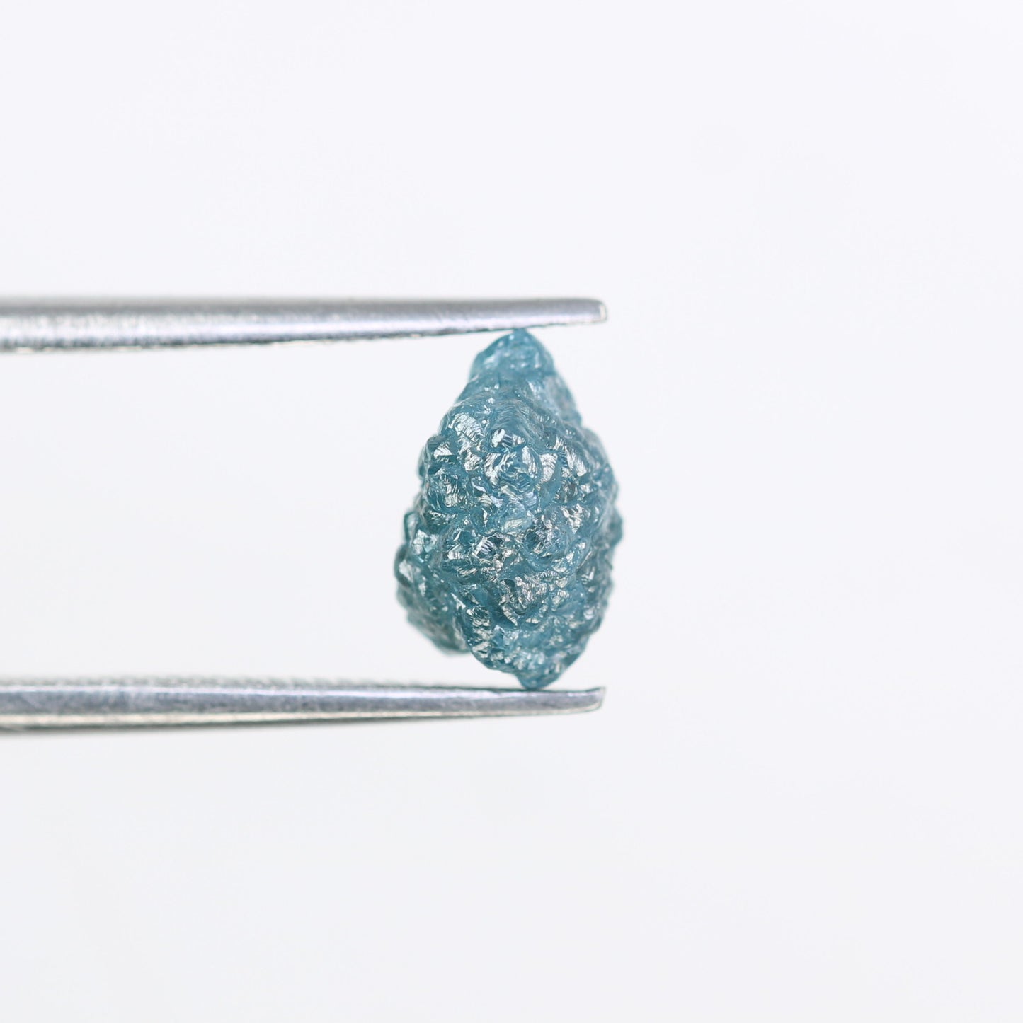 1.98 CT Rough Irregular Cut Blue Raw Diamond For Wedding Ring