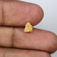 1.05 CT 6.20 MM Rough Yellow Irregular Cut Raw Diamond For Engagement Ring