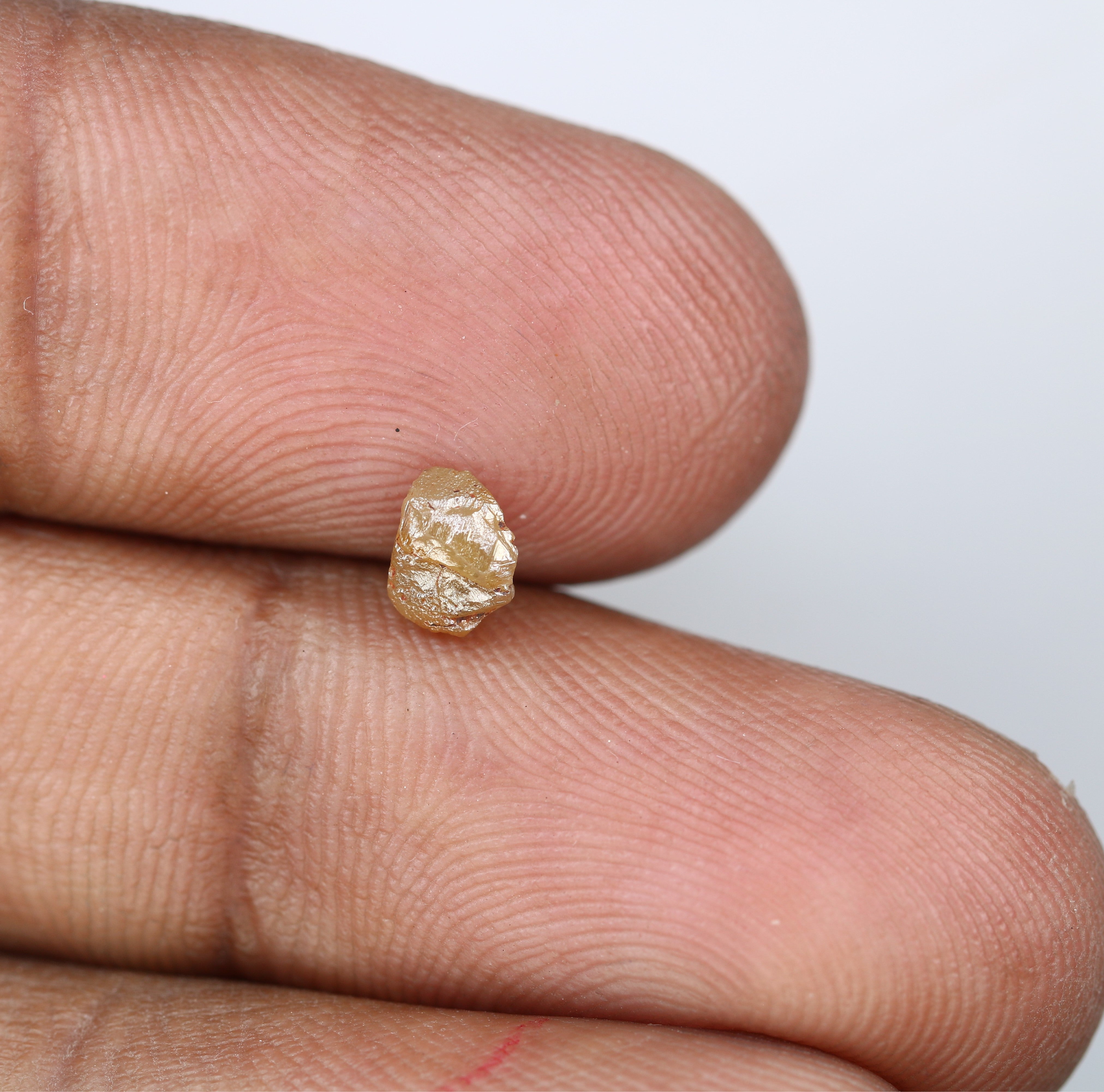0.60 CT Uncut Natural Rough Loose Peach Raw Diamond For Promise Ring