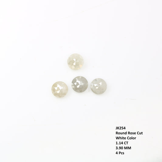 1.14 Carat Loose White Color Loose Round Rose Cut Diamond For Wedding Ring