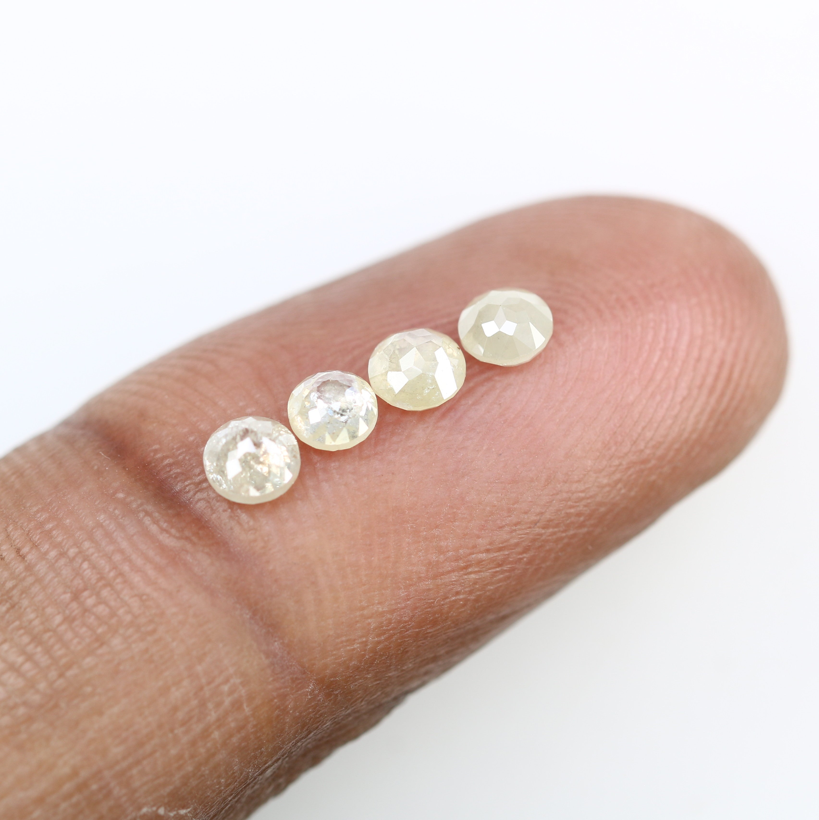 1.09 Carat Grey Color Loose Natural Round Rose Cut Diamond For Wedding Ring
