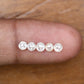 1.17 Carat White Color Natural Loose Antique Round Rose Cut Diamond For Galaxy Ring