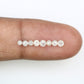 0.75 Carat Round Rose Cut Loose Natural White Diamond For Diamond Jewelry