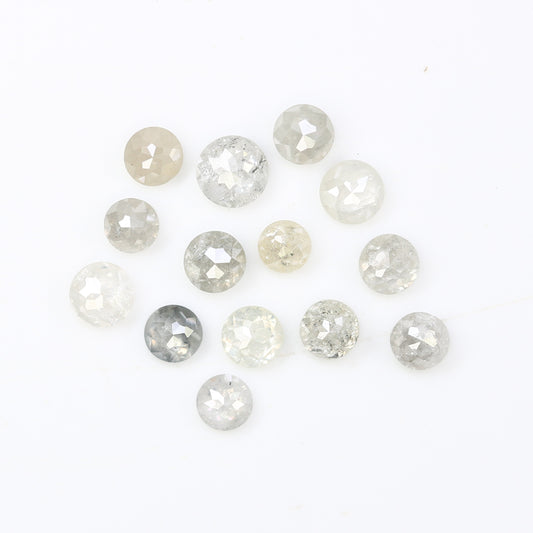 1.20 Carat White Diamond, Round Shape Diamond, Rose Cut Diamond, Wedding Ring