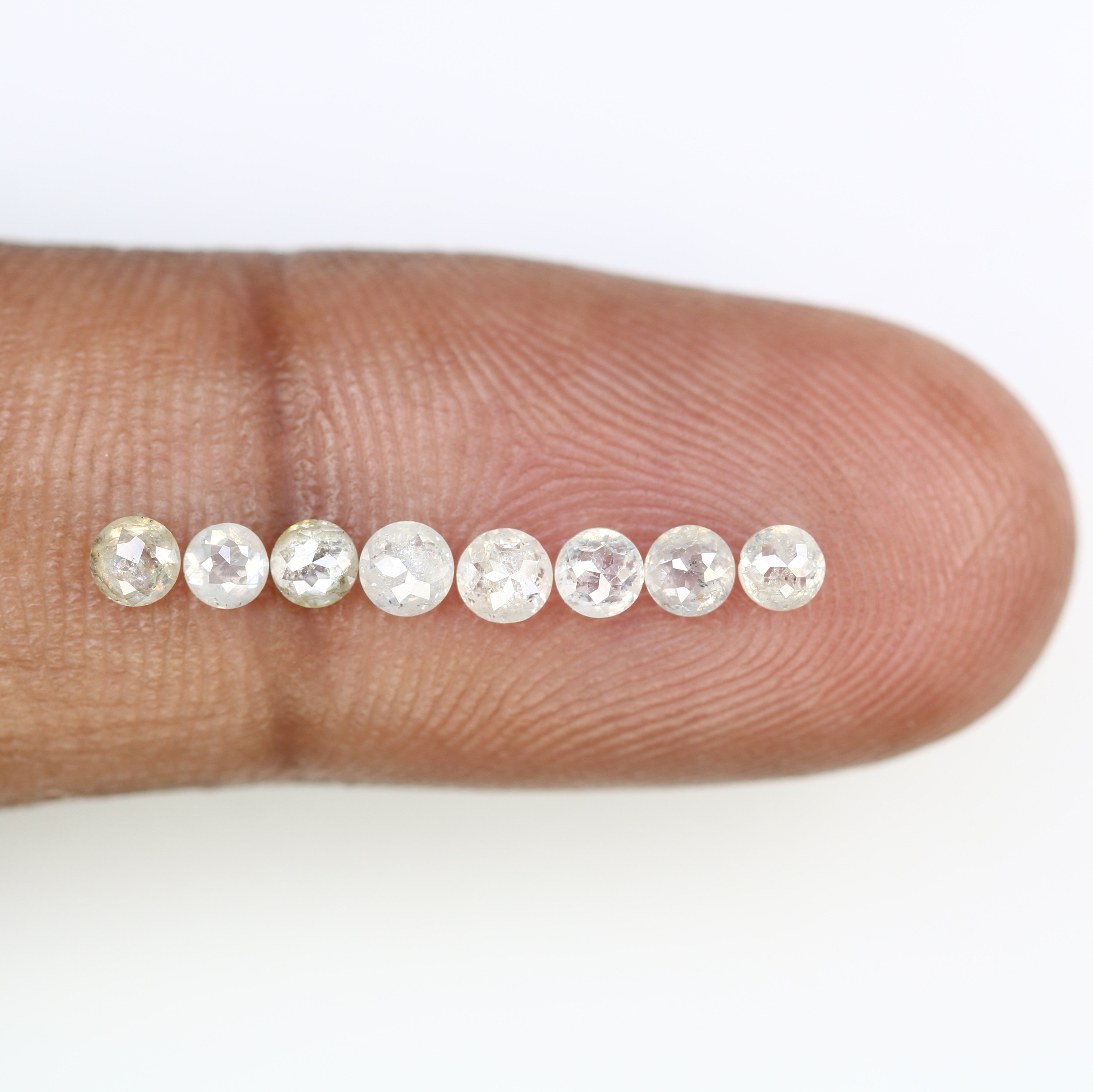 1.16 Carat 2.80 MM Round Rose Cut Diamond White Color Diamond For Wedding Ring