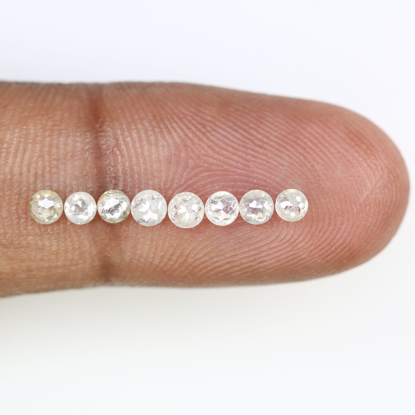 1.16 Carat 2.80 MM Round Rose Cut Diamond White Color Diamond For Wedding Ring