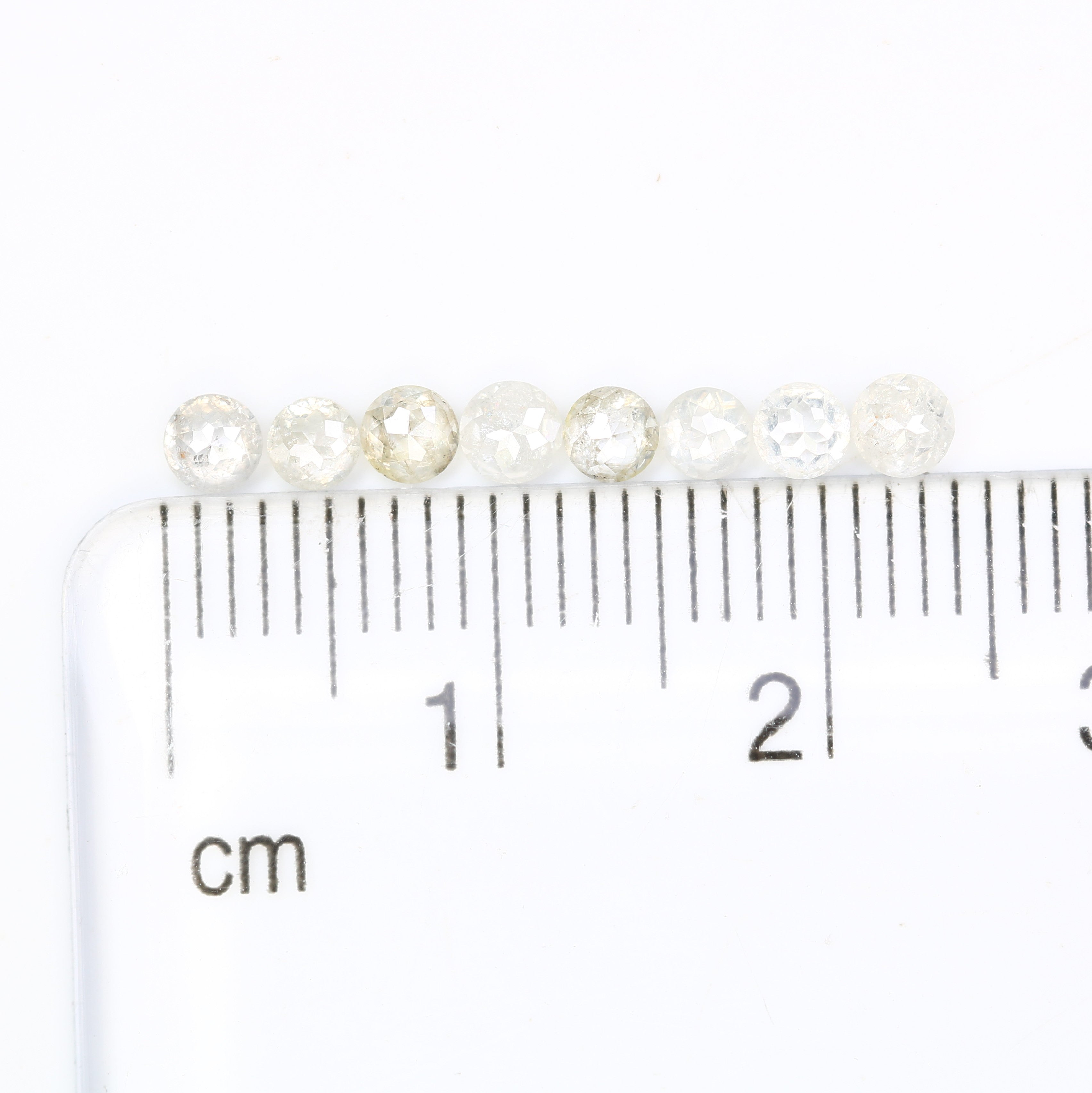 1.16 Carat 2.80 MM Round Rose Cut Diamond White Color Diamond For Wedding Ring