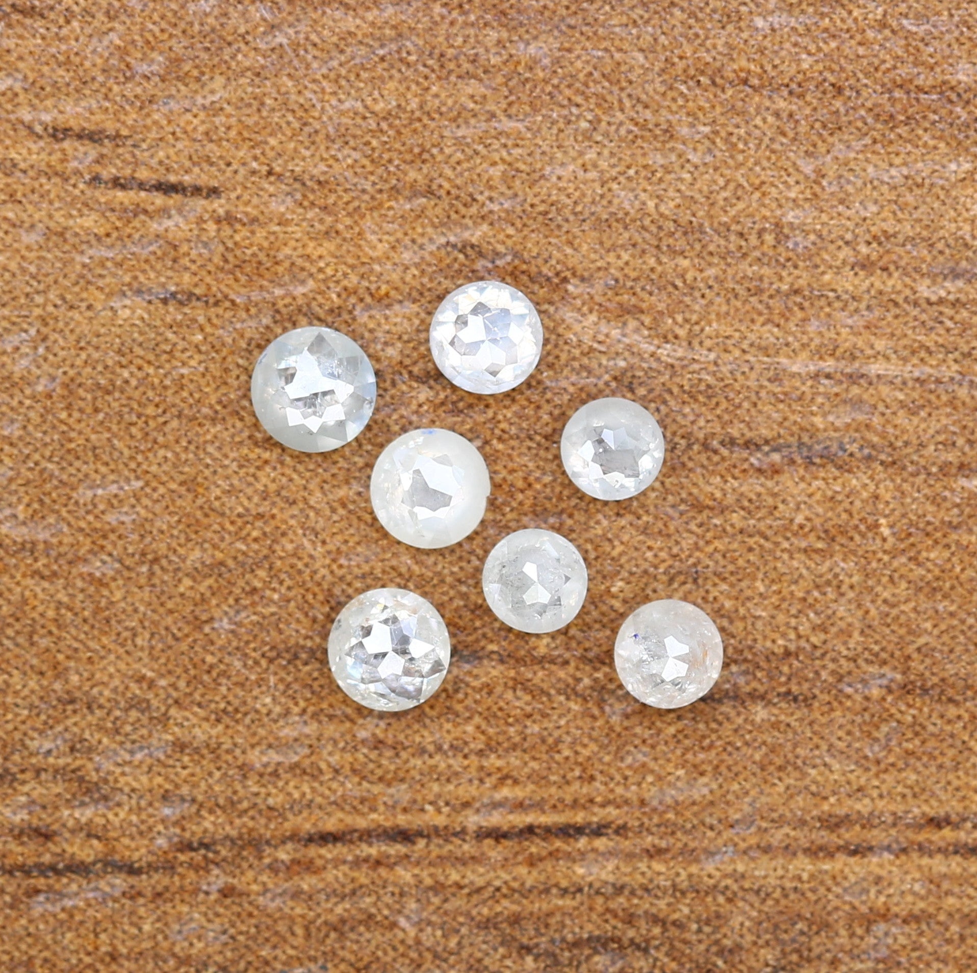 0.35 Carat 2.00 To 2.40 MM White Natural Loose Round Rose Cut Diamond For Engagement Ring