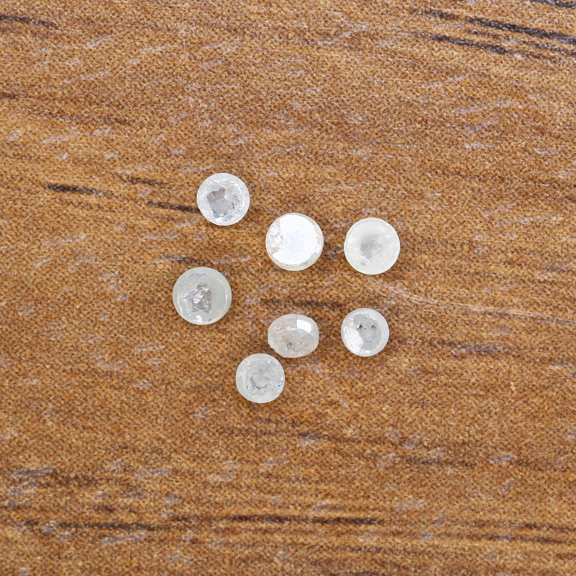 0.35 Carat 2.00 To 2.40 MM White Natural Loose Round Rose Cut Diamond For Engagement Ring