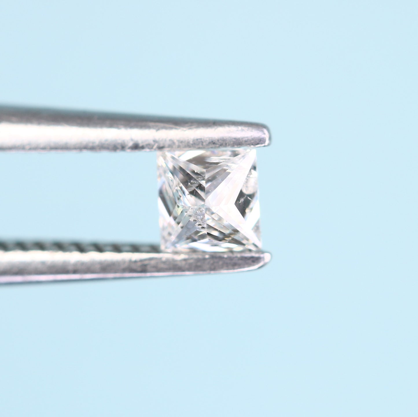 0.18 CT Salt And Pepper Princess Cut Diamond For Diamond Rings Engagement Rings Diamond Necklaces Diamond Earrings Diamond Bracelets