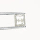 0.73 CT Light Gray Square Shape Diamond For Engagement Necklace | Engagement Square Shape Diamond Ring