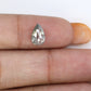 1.31 CT Pear Shape Salt And Pepper Loose Diamond For Engagement Ring