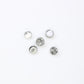 0.64 CT Natural Round Salt And Pepper Loose Rose Cut Diamond For Engagement Ring