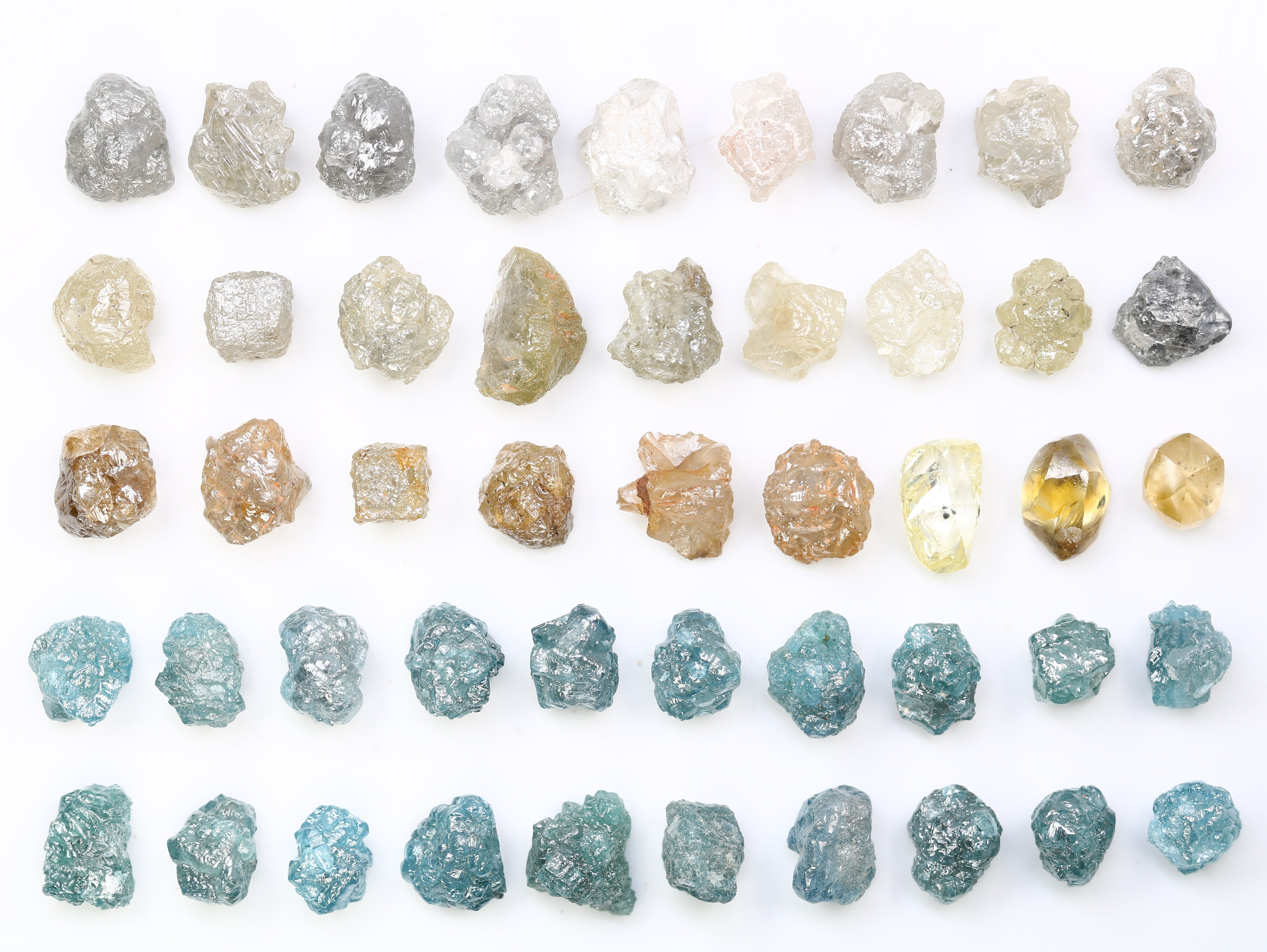 Mix Size Raw Rough Irregular Cut Diamond For Engagement Ring