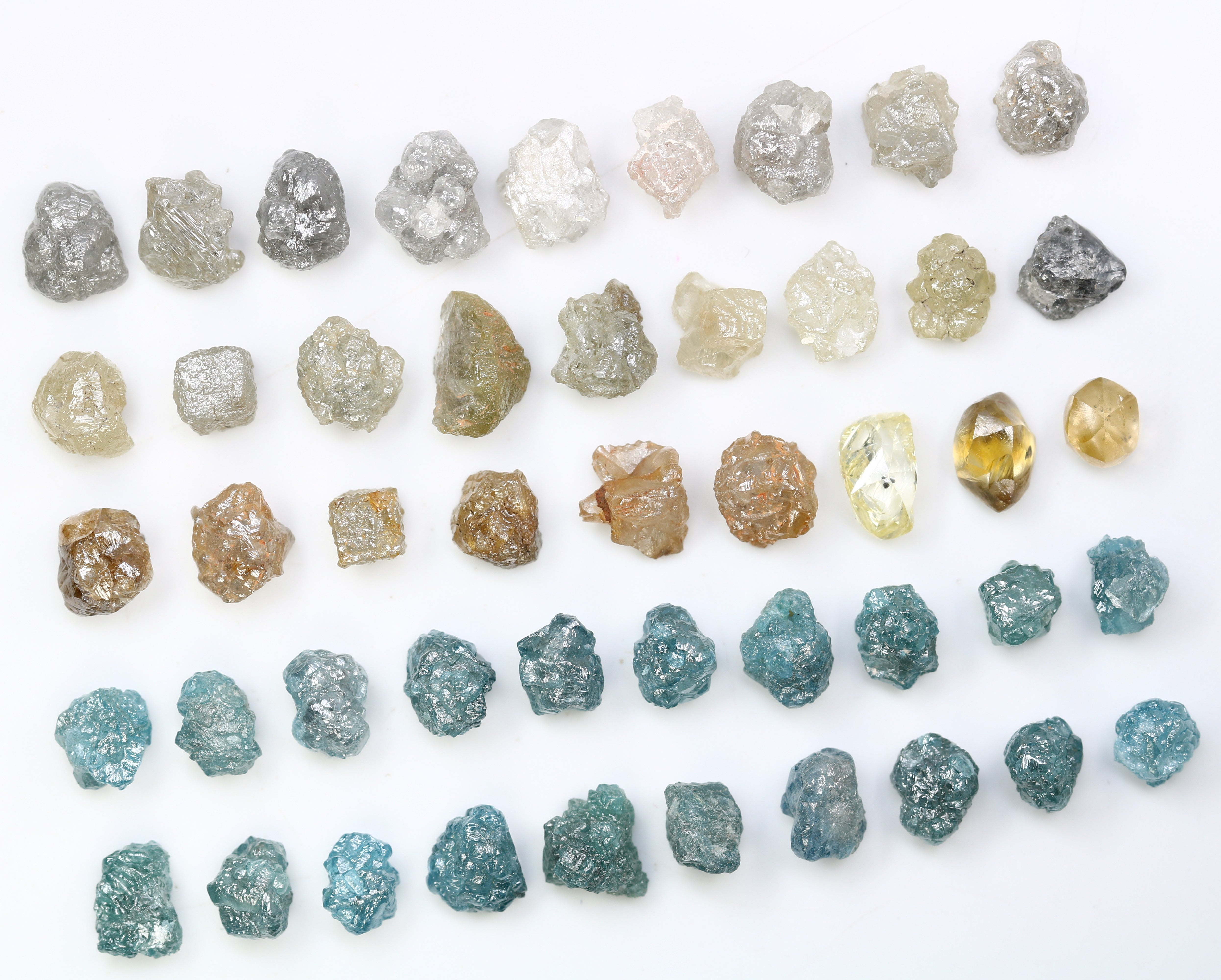Mix Size Raw Rough Irregular Cut Diamond For Engagement Ring