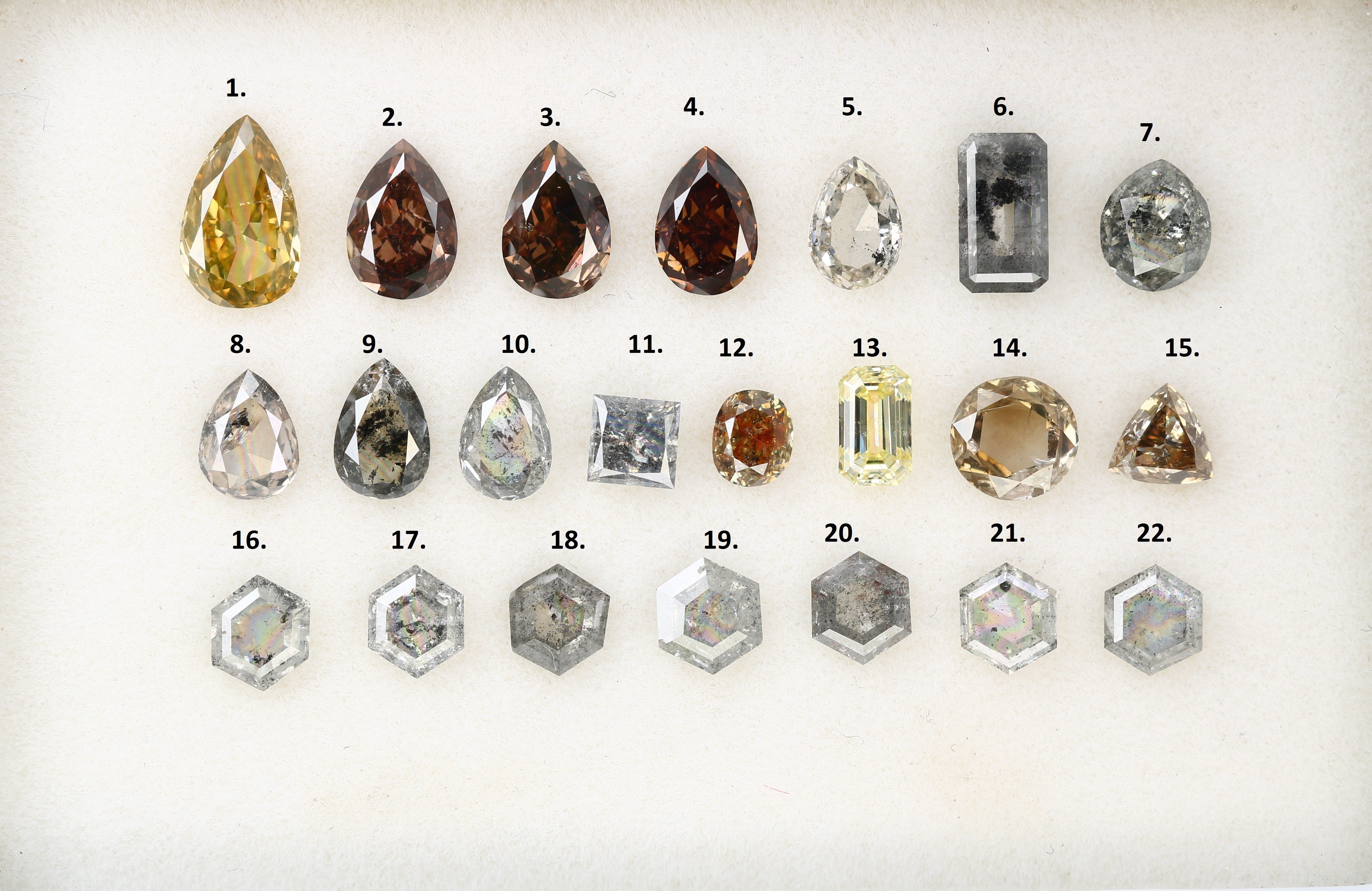 0.16 CT To 0.47 CT Mix Color Natural Diamond For Diamond Jewellry
