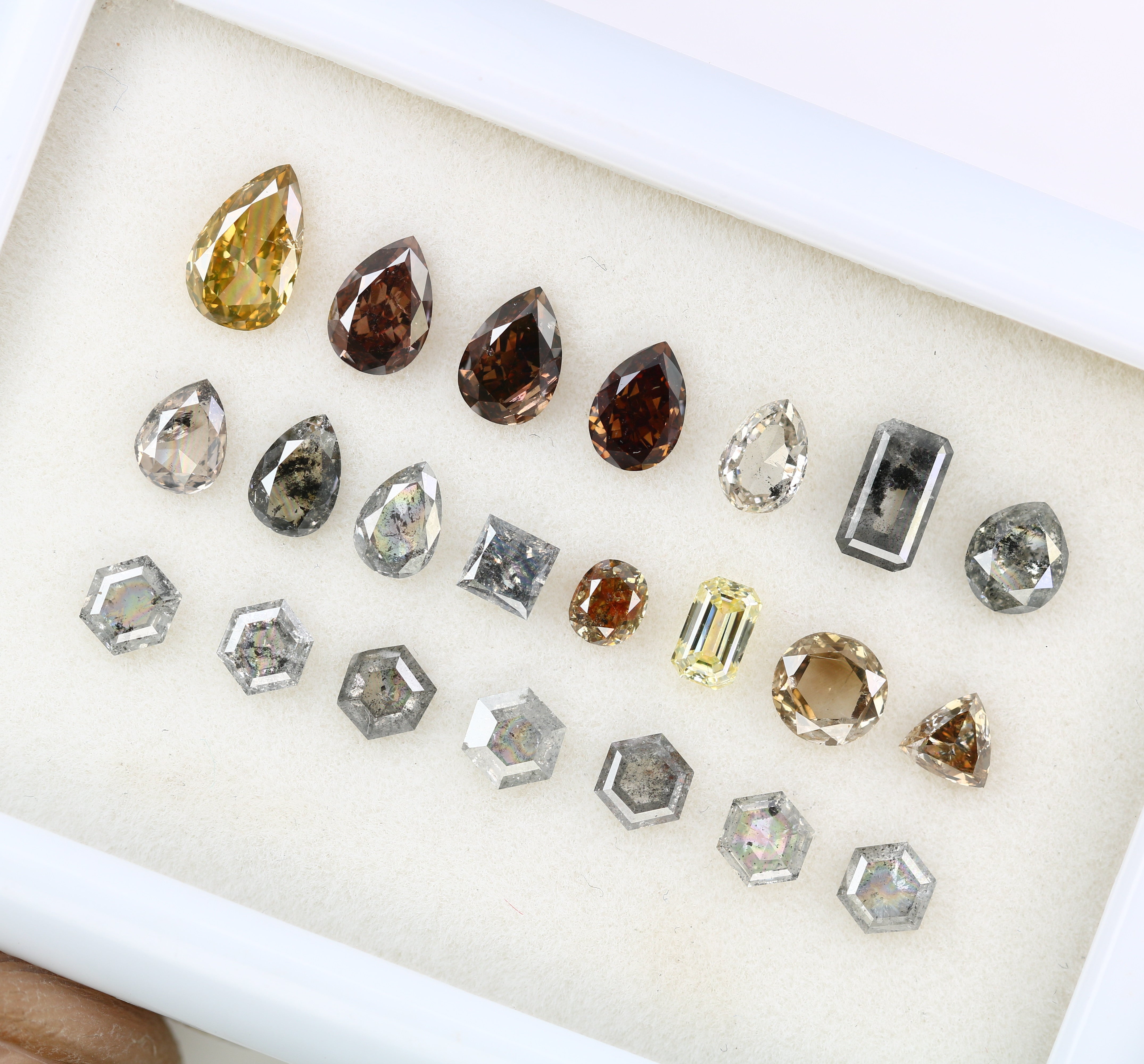 0.16 CT To 0.47 CT Mix Color Natural Diamond For Diamond Jewellry