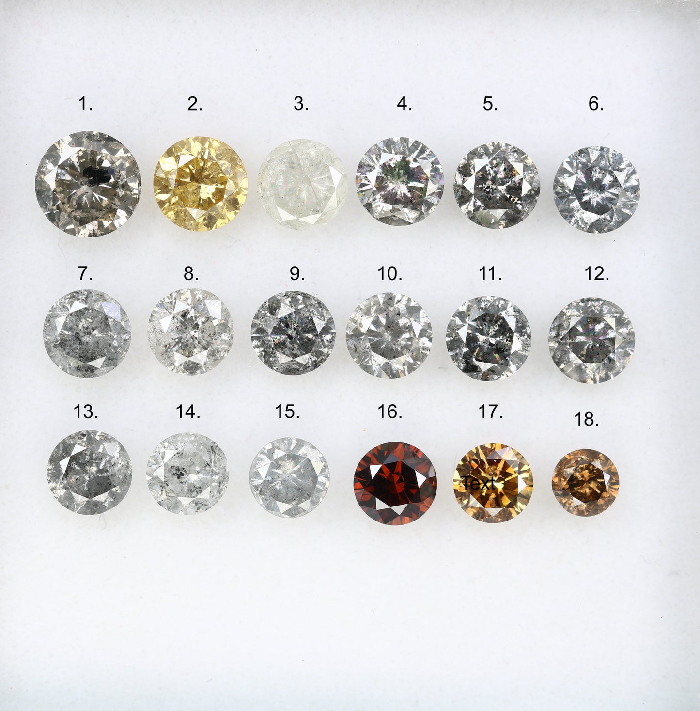 0.20 CT To 0.67 CT Natural LooseRound Brilliant Cut Multi Color Diamonds for Diamond Rings Engagement Rings Diamond Necklaces Diamond Earrings Diamond Bracelets