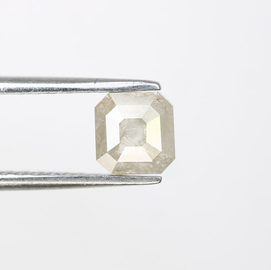 0.98 CT Loose Grey Emerald Cut Diamond For Engagement Ring