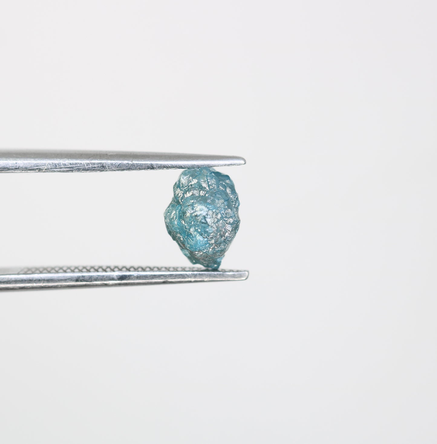1.32 CT Raw Rough Blue  Irregular Cut Diamond For Engagement Ring