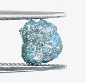 1.31 CT Raw Blue Rough Irregular Cut Diamond For Engagement Ring