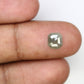 1.39 CT 7.10 MM Grey Emerald Shape Diamond For Engagement Ring