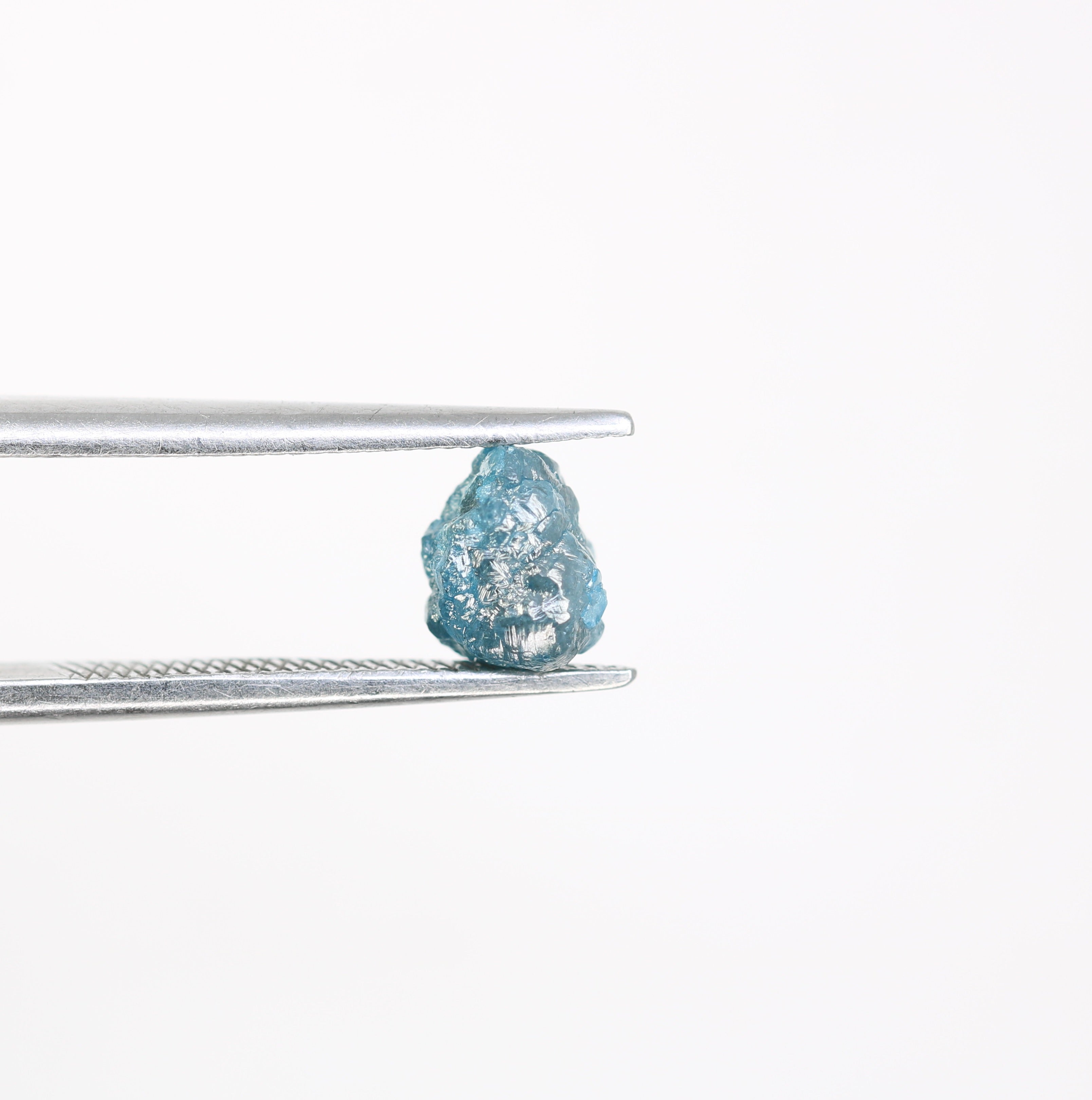 1.31 CT Raw Blue Rough Irregular Cut Diamond For Engagement Ring