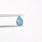 1.31 CT Raw Blue Rough Irregular Cut Diamond For Engagement Ring