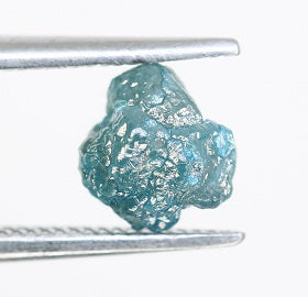 1.15 CT Raw Blue Rough Irregular Cut Diamond For Engagement Ring