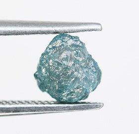 1.22 CT Rough Raw Uncut Blue Diamond For Engagement Ring