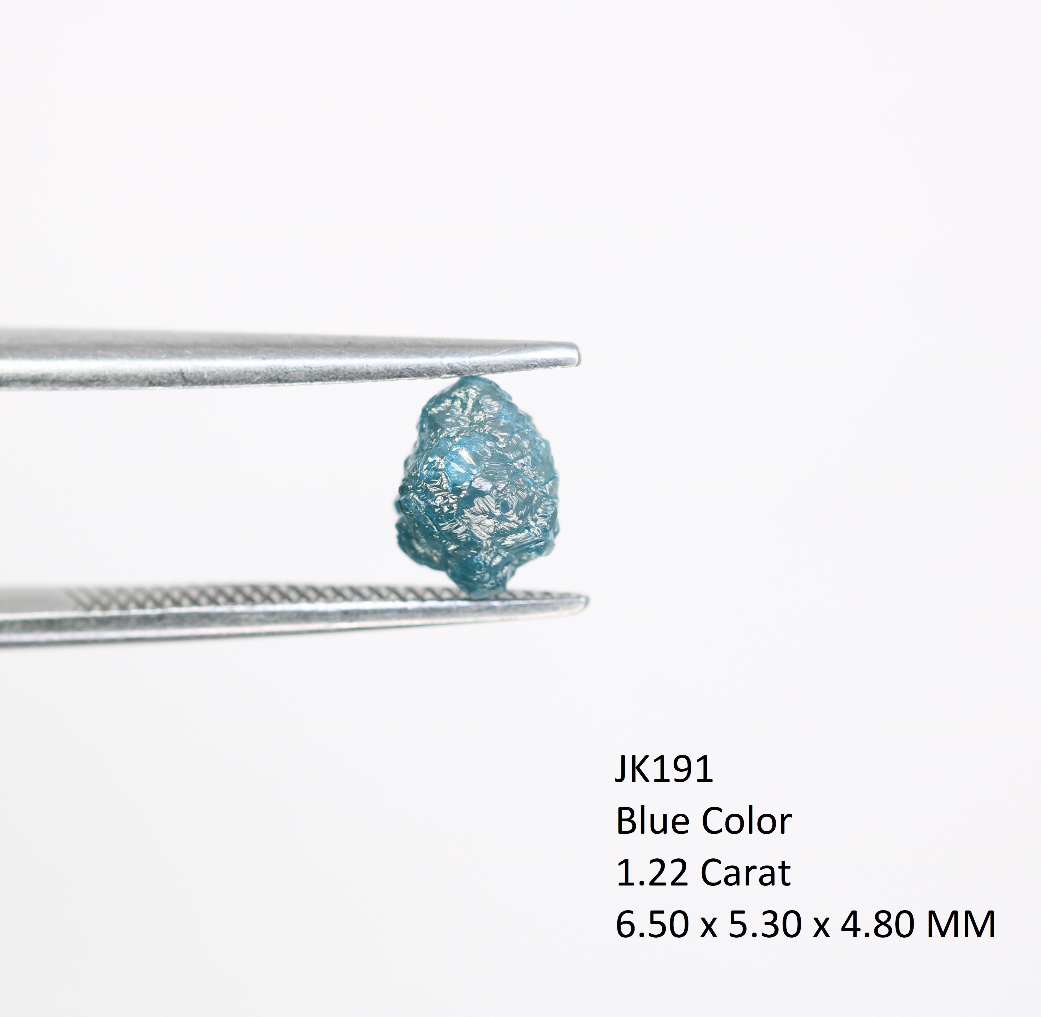 1.22 CT Rough Raw Uncut Blue Diamond For Engagement Ring