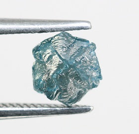 0.93 CT Rough Raw Irregular Cut Blue Diamond For Engagement Ring