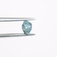 0.93 CT Rough Raw Irregular Cut Blue Diamond For Engagement Ring