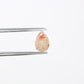 0.60 CT Natural Peach Loose Pear Cut Diamond For Engagement Ring