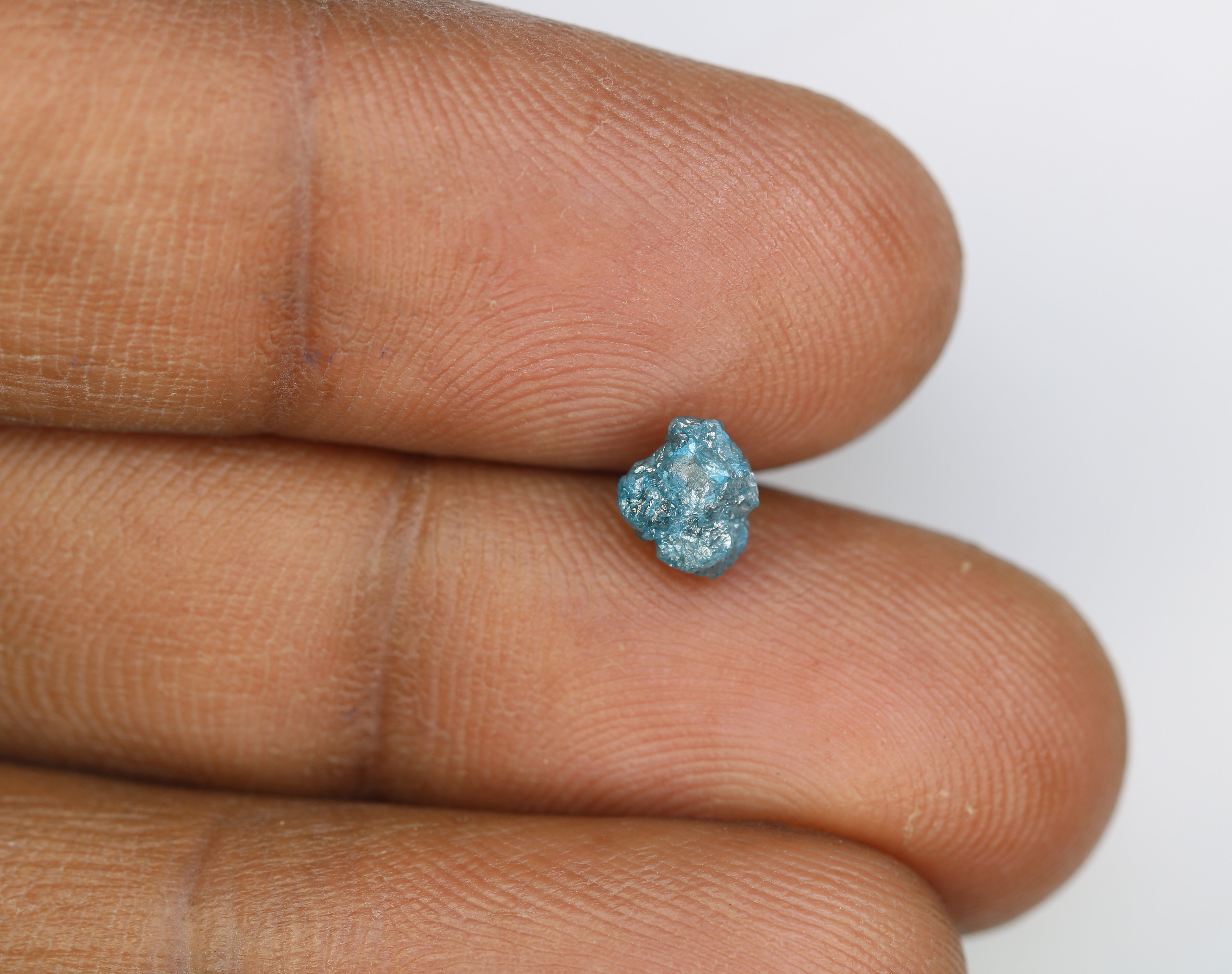 1.12 CT Blue Rough Raw Uncut Diamond For Engagement Ring
