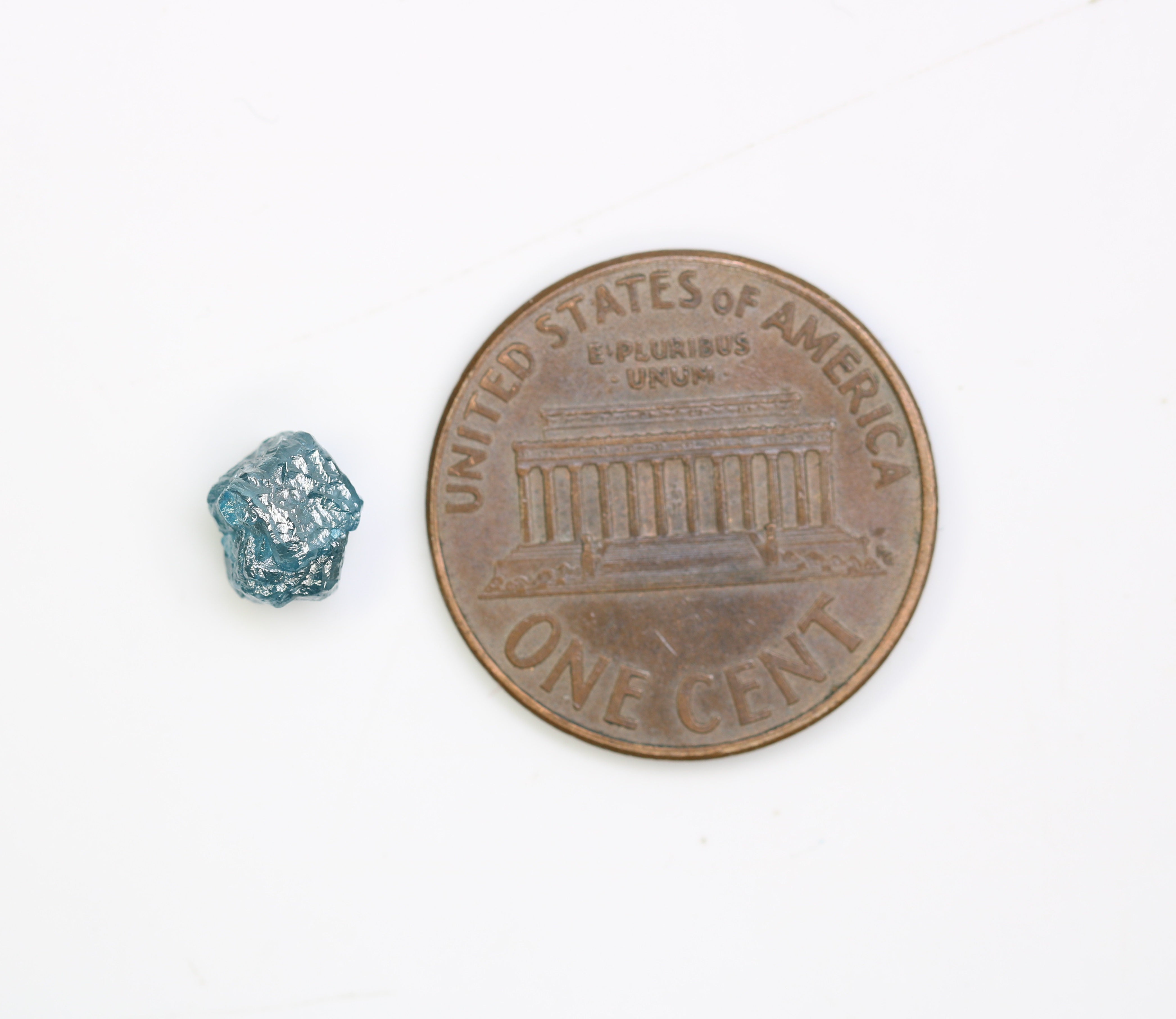 1.47 CT Blue Rough Raw Uncut Diamond For Engagement Ring