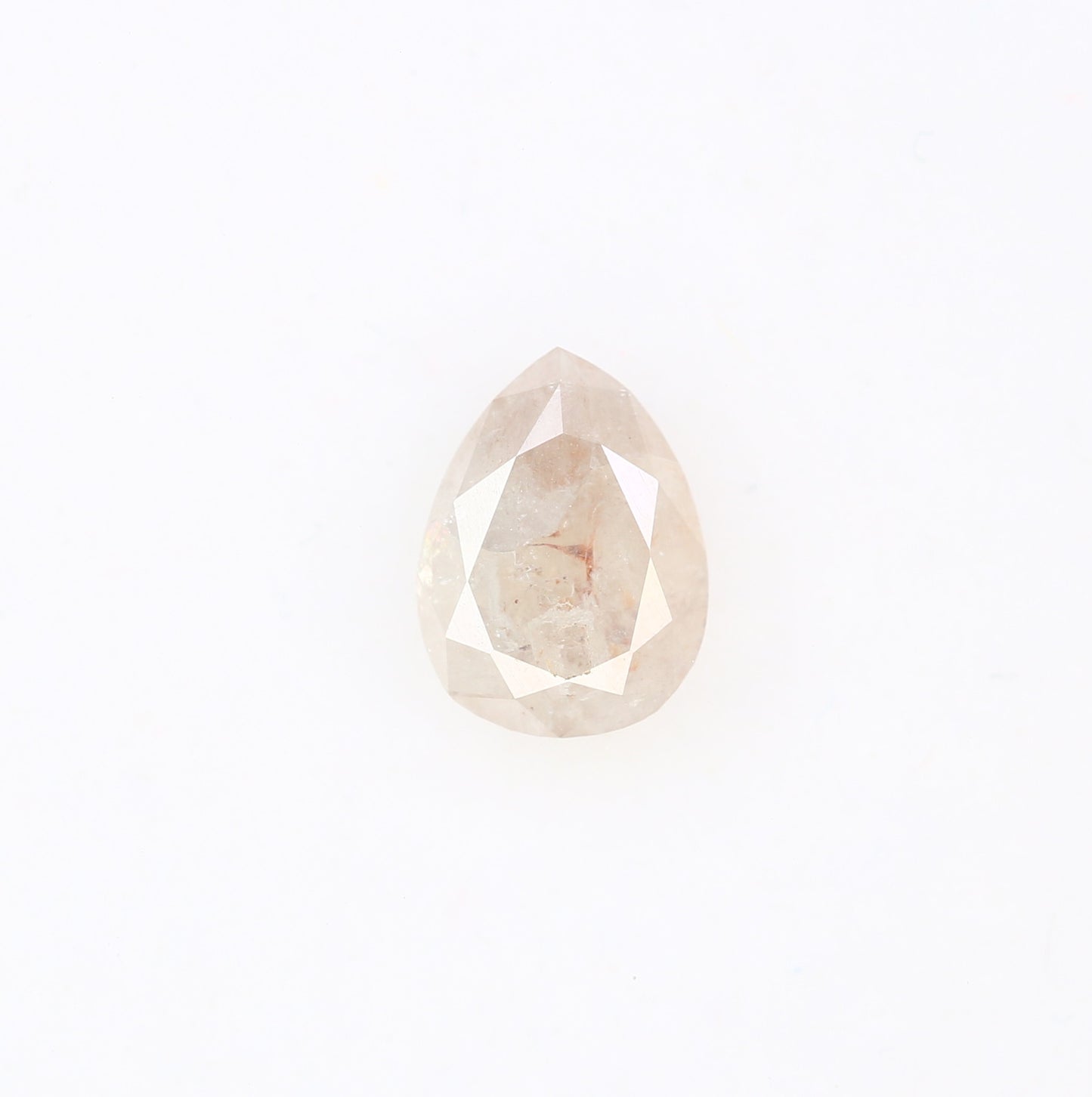 0.87 CT Natural Pear Shape White Diamond For Engagement Ring