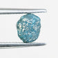 0.90 CT Rough Raw Irregular Cut Blue Diamond For Engagement Ring